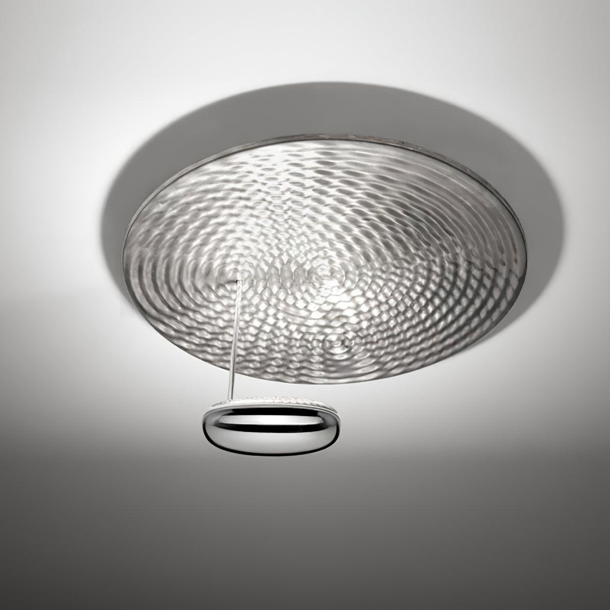 Mercury Ceiling Lamp | Chrome & Gold Finish | 60cm Diameter