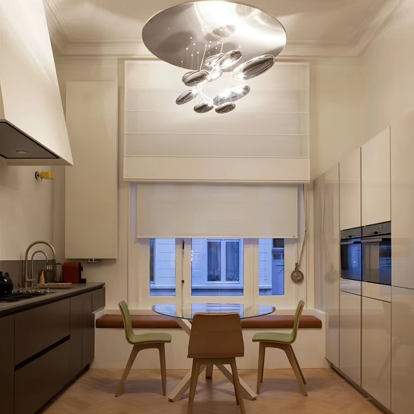 Mercury Ceiling Lamp | Aluminum | Bright Chrome