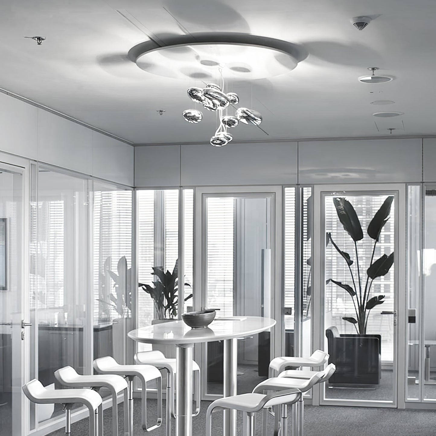 Mercury Ceiling Lamp | Aluminum | Bright Chrome