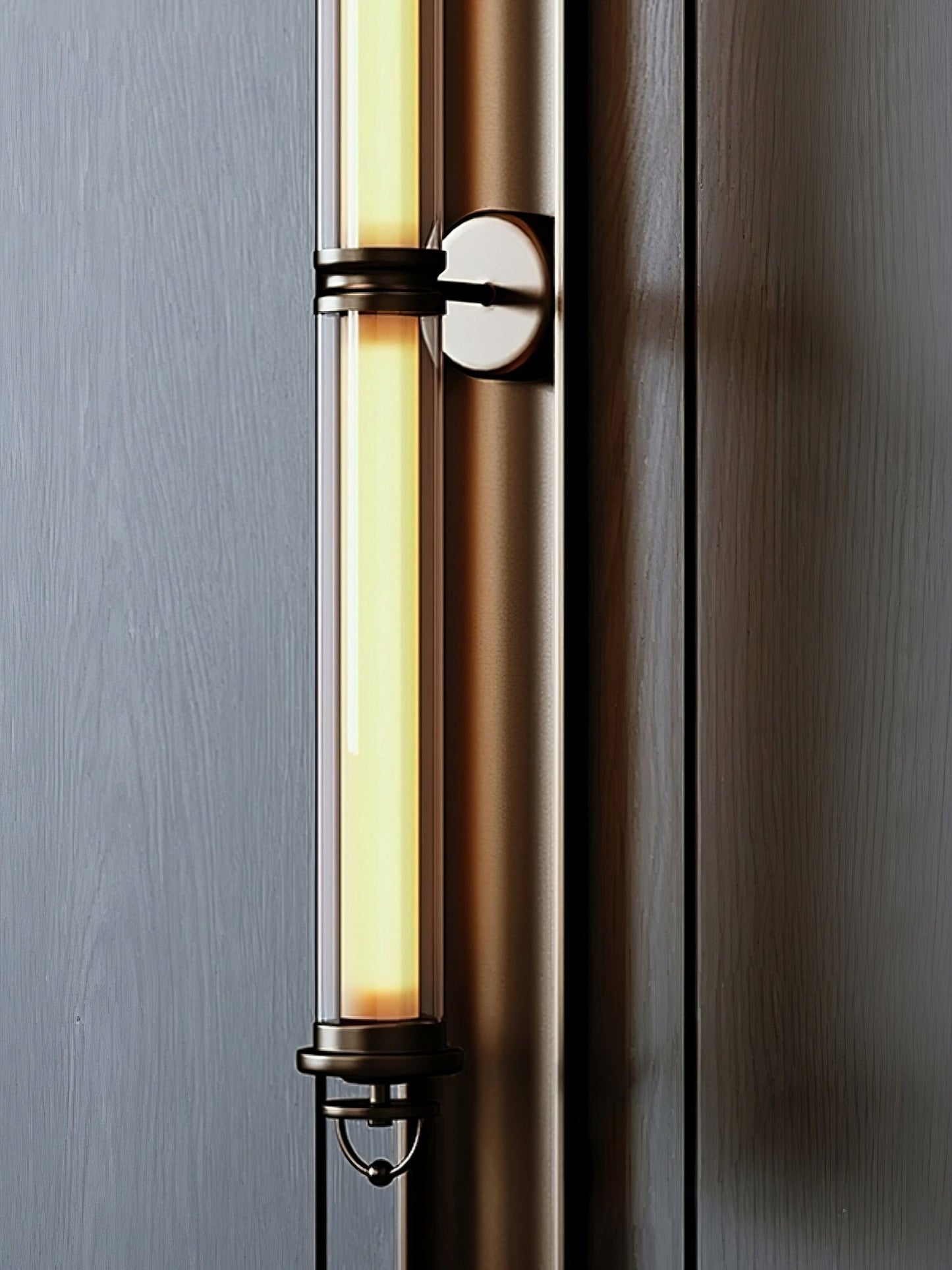 Meridian Vertical Wall Sconce | Glass & Bronze | 120cm