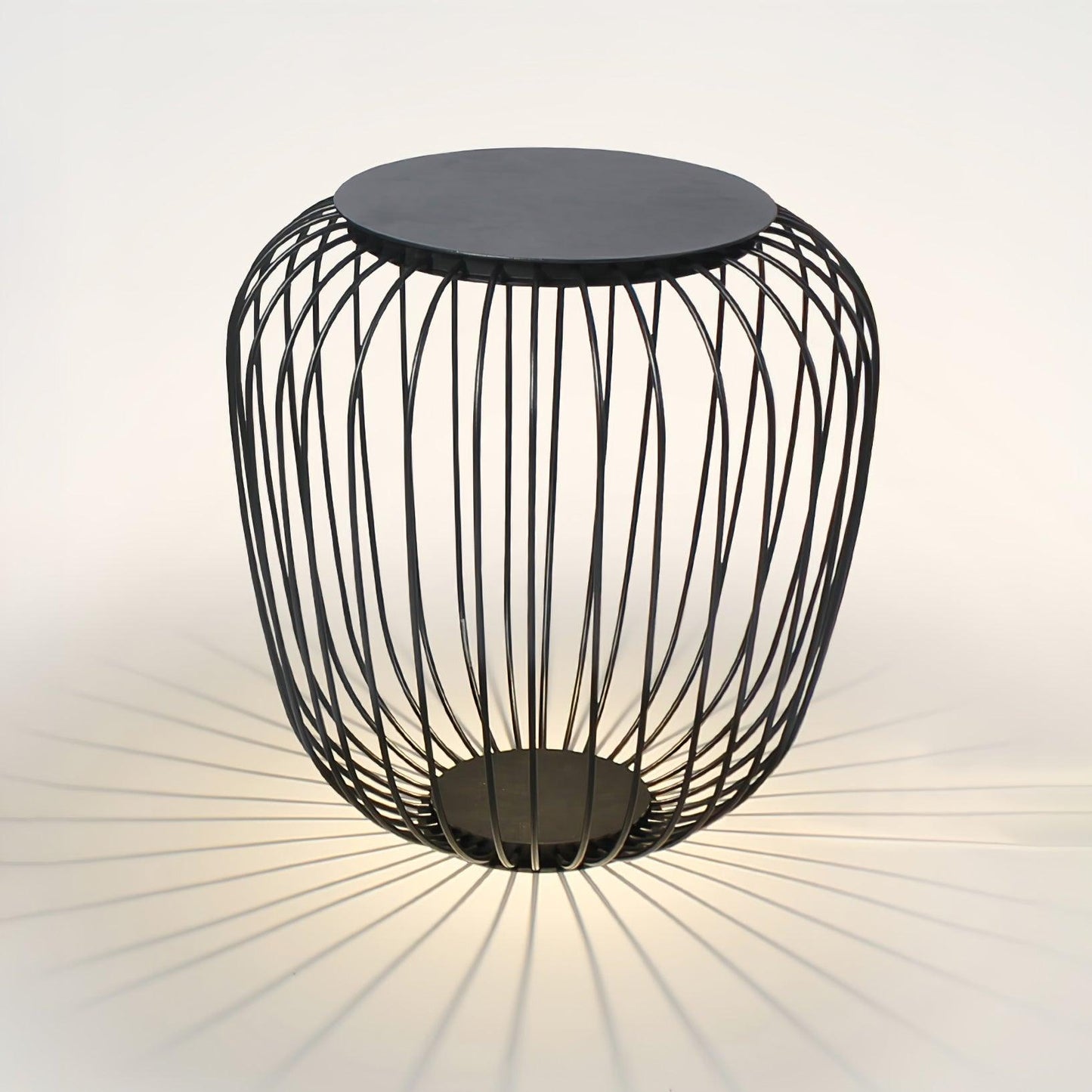 Meridiano Garden Table Light | Steel Rod Structure | Black