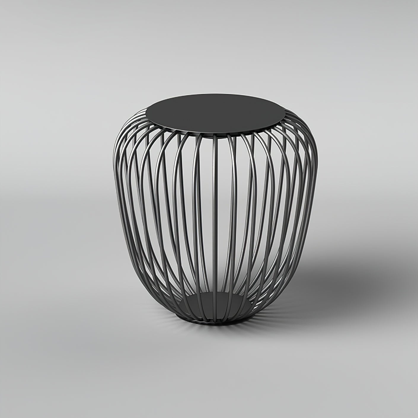 Meridiano Garden Table Light | Steel Rod Structure | Black