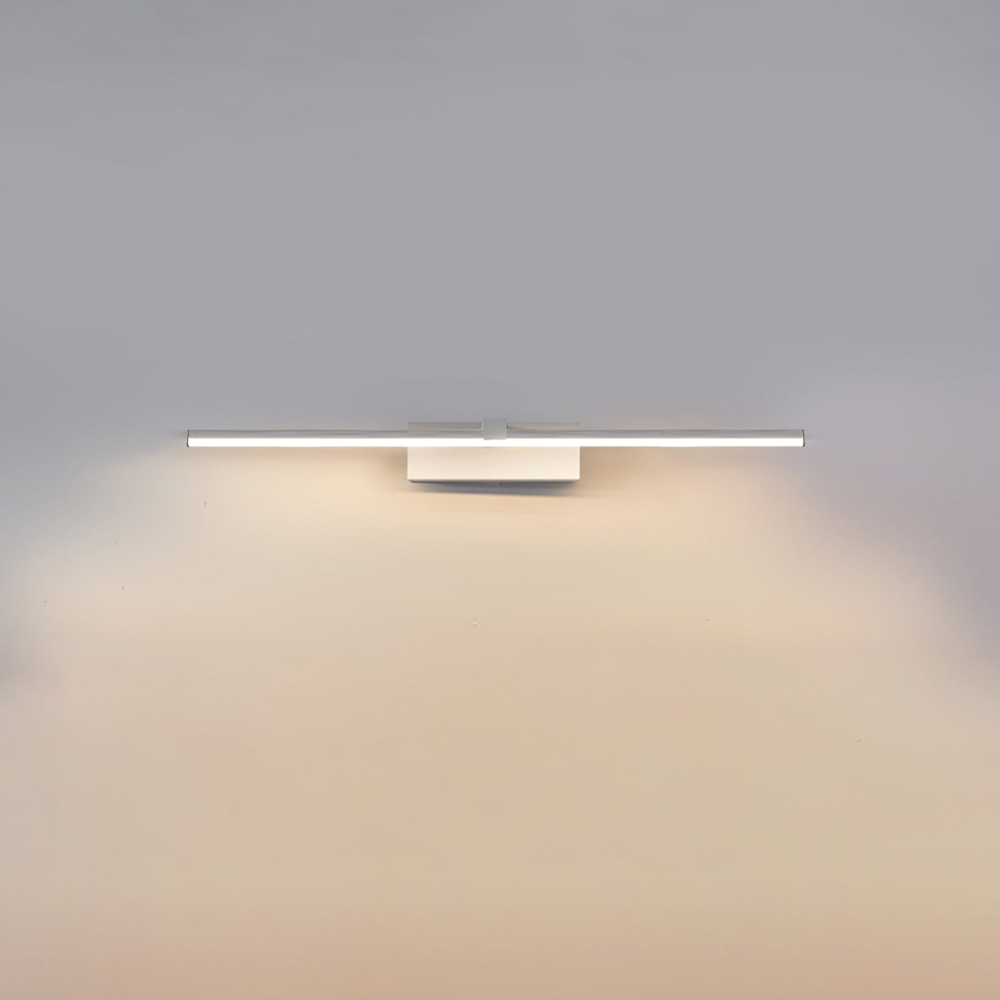 Metal Linear Mirror Wall Light | Black Finish | Set of 2