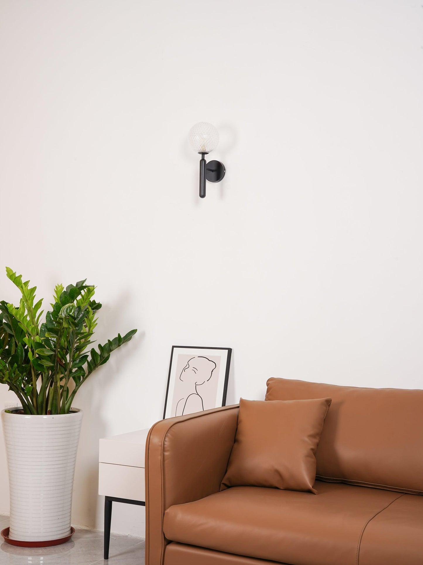 Nordica Wall Lamp | Brass & Glass | Clear & White Shades