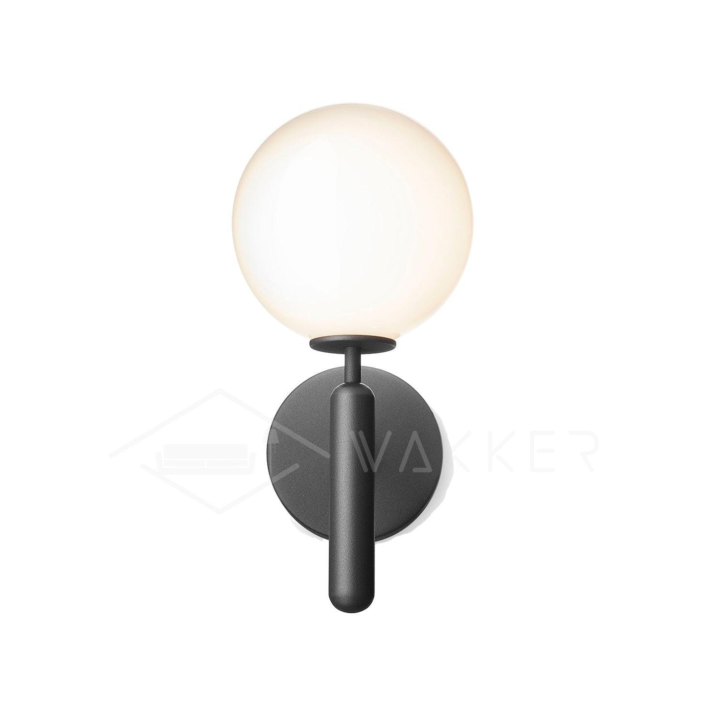 Nordica Wall Lamp | Brass & Glass | Clear & White Shades