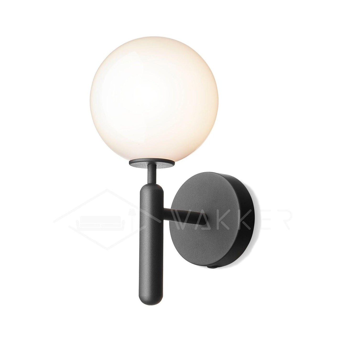 Nordica Wall Lamp | Brass & Glass | Clear & White Shades