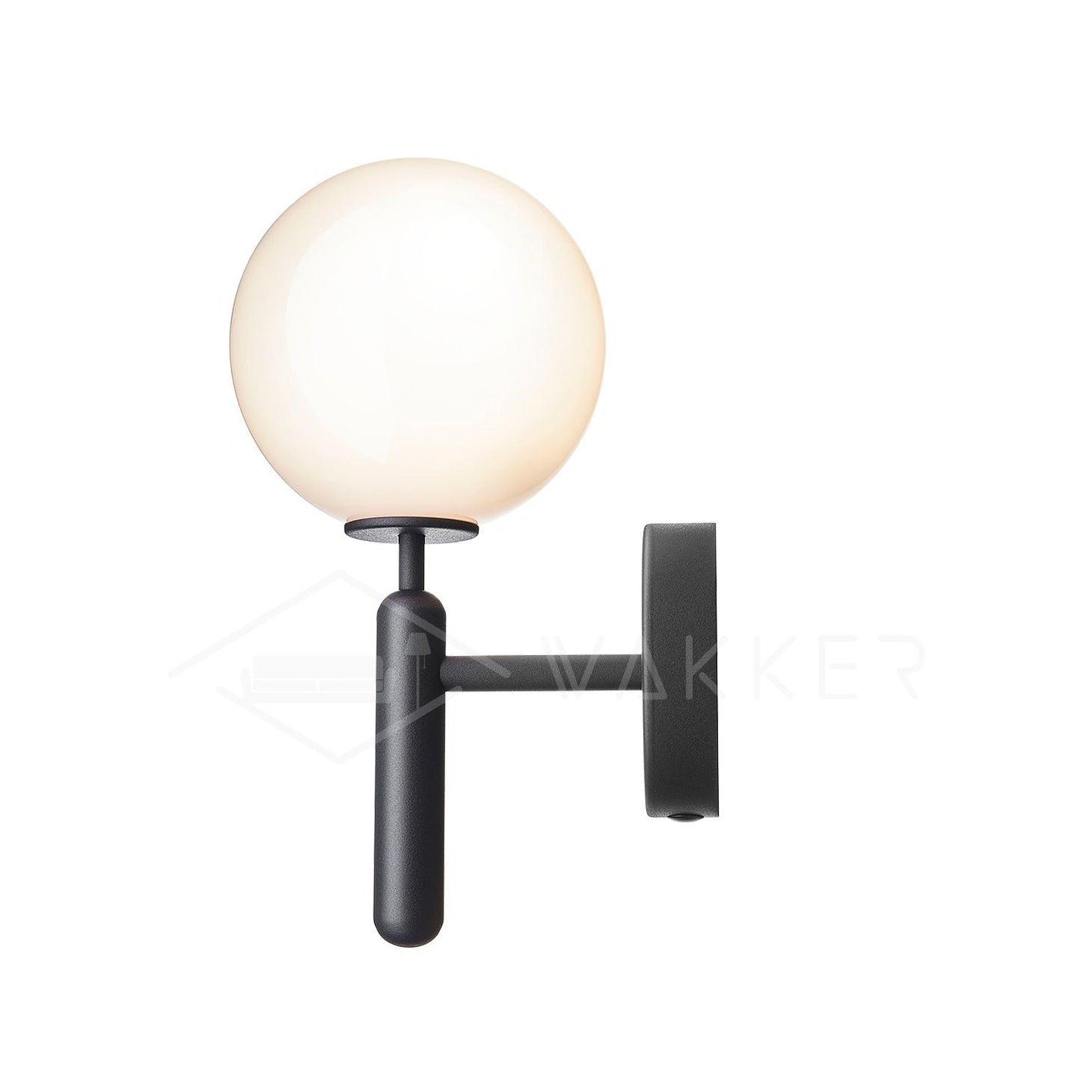 Nordica Wall Lamp | Brass & Glass | Clear & White Shades