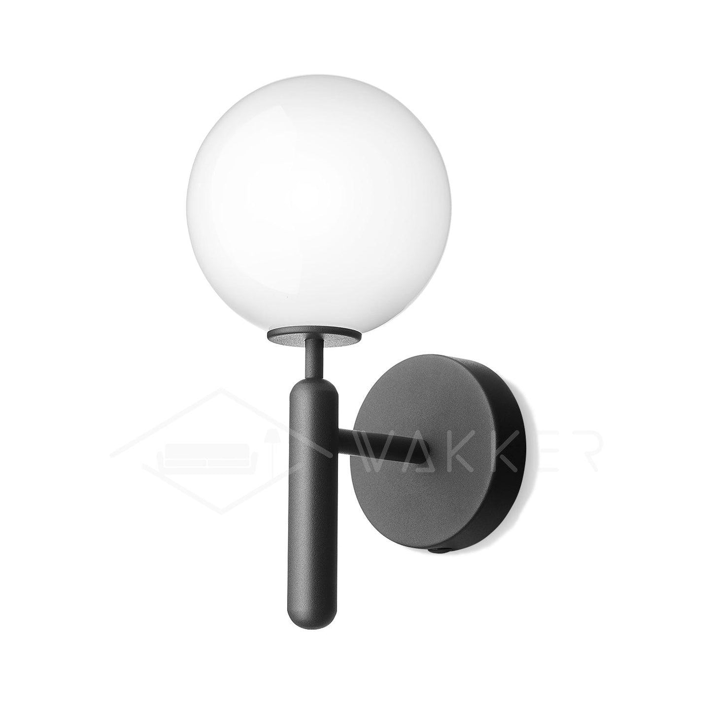 Nordica Wall Lamp | Brass & Glass | Clear & White Shades