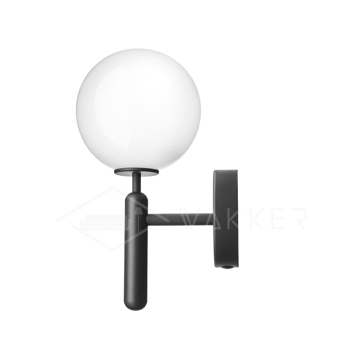 Nordica Wall Lamp | Brass & Glass | Clear & White Shades