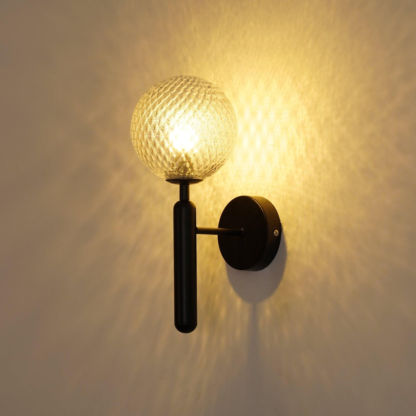 Nordica Wall Lamp | Brass & Glass | Clear & White Shades