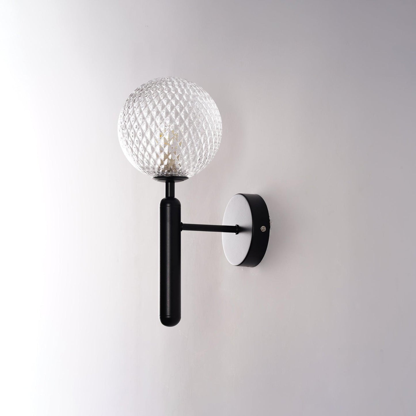 Nordica Wall Lamp | Brass & Glass | Clear & White Shades