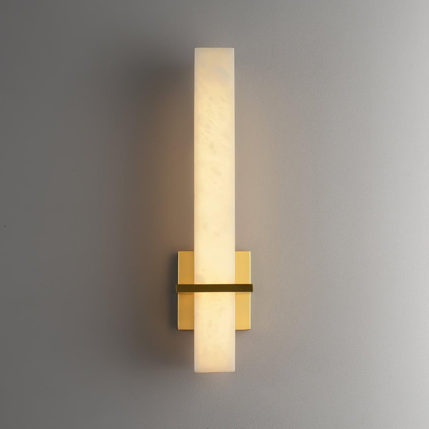 Milan Wall Sconce | Brass & Alabaster | Set of 2