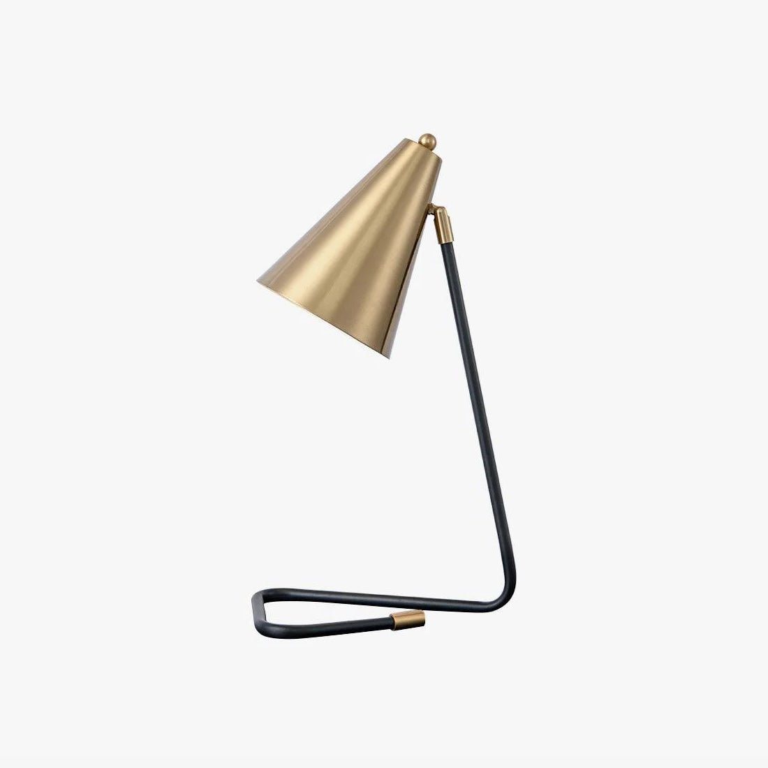 Miles Table Lamp | Metal | Black+Gold