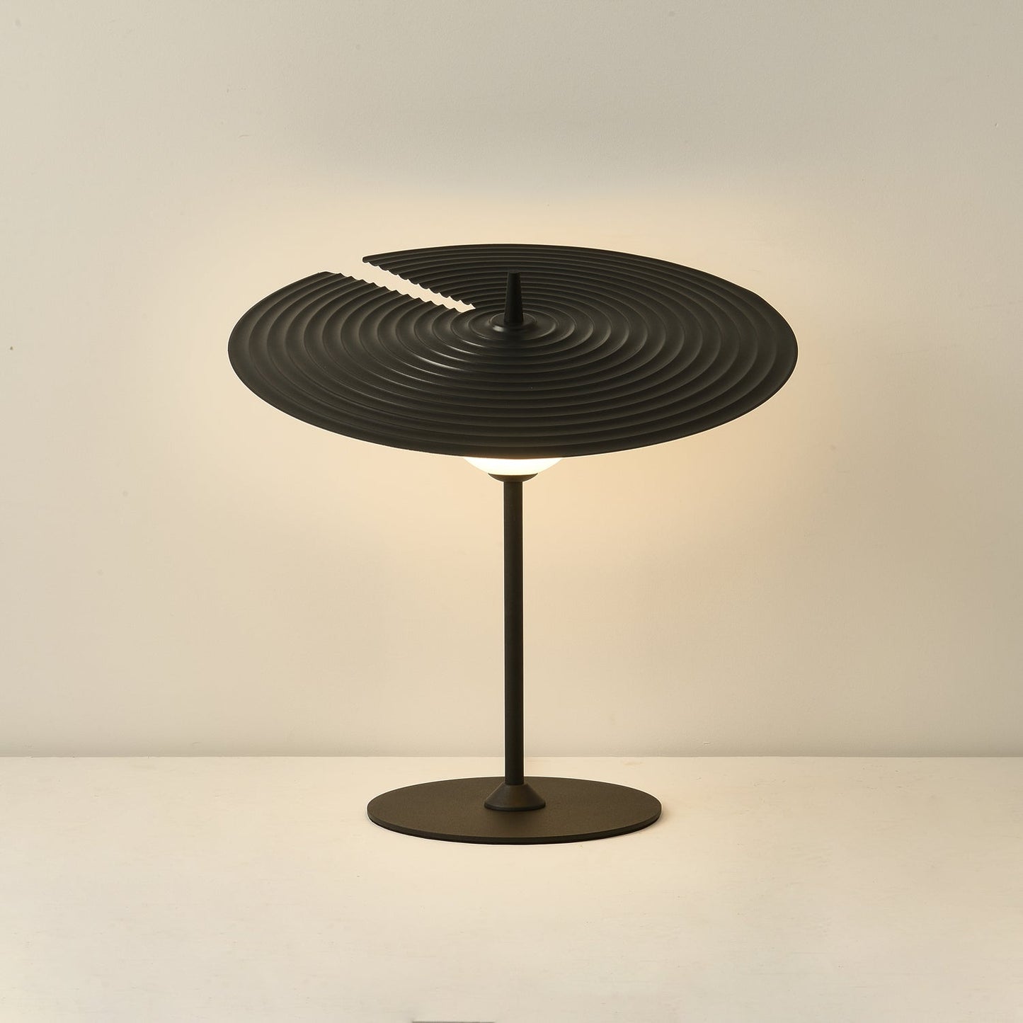 Symphony Table Lamp | Adjustable Rotating Shade | Red, Black, White