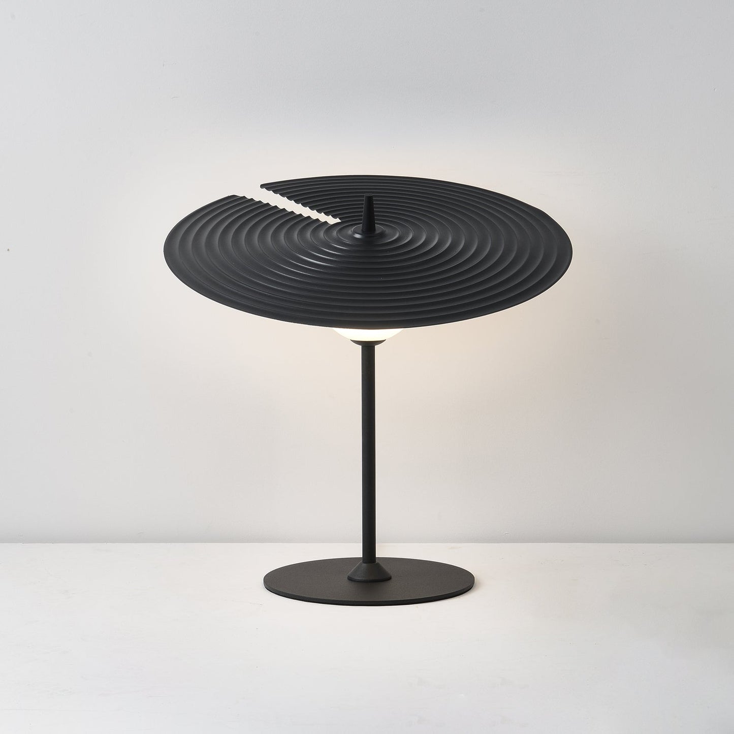 Symphony Table Lamp | Adjustable Rotating Shade | Red, Black, White