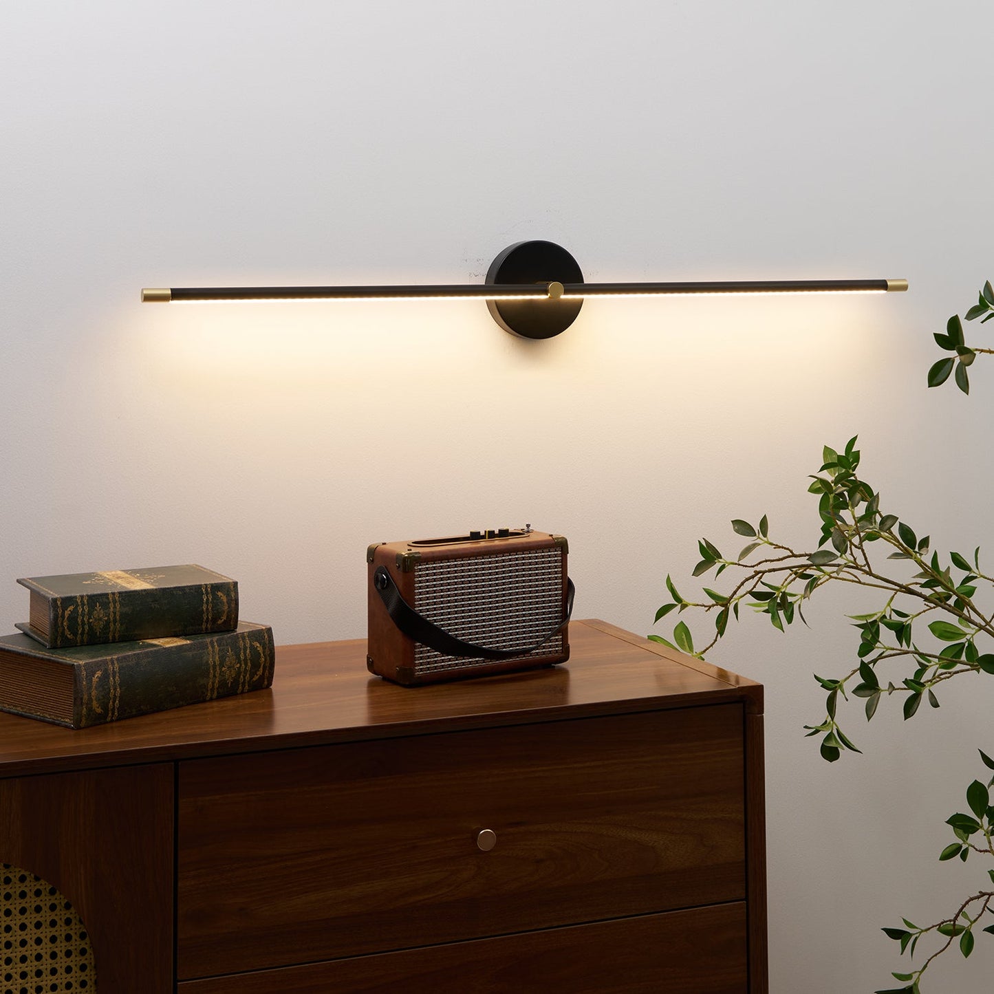 Minimalist Wall Lamp | LED | Black or Gold