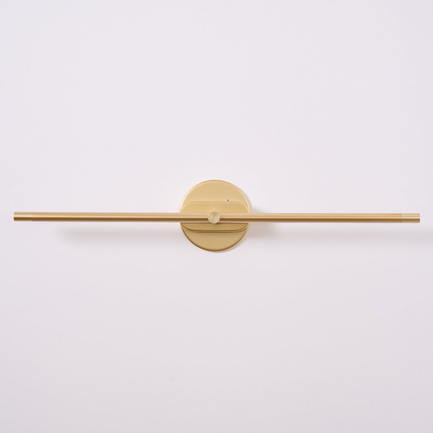 Minimalist Linear Wall Lamp | Metal with Integrated LED | Black or Gold