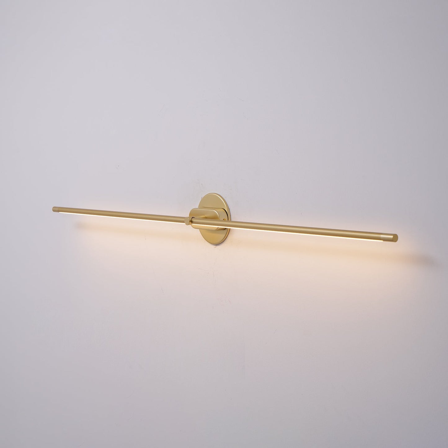 Minimalist Linear Wall Lamp | Premium Metal with Integrated LED | Available in Black or Gold