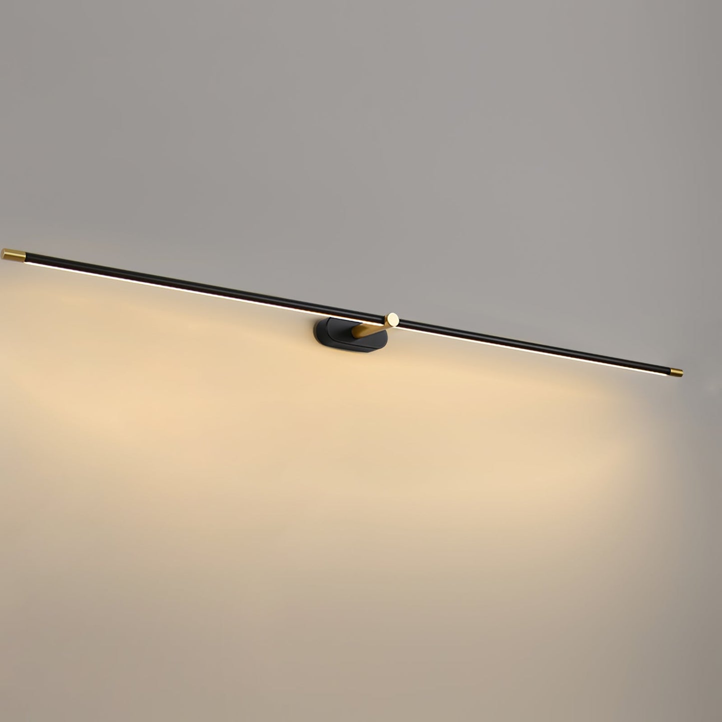 Minimalist Linear Wall Lamp | Premium Metal with Integrated LED | Available in Black or Gold