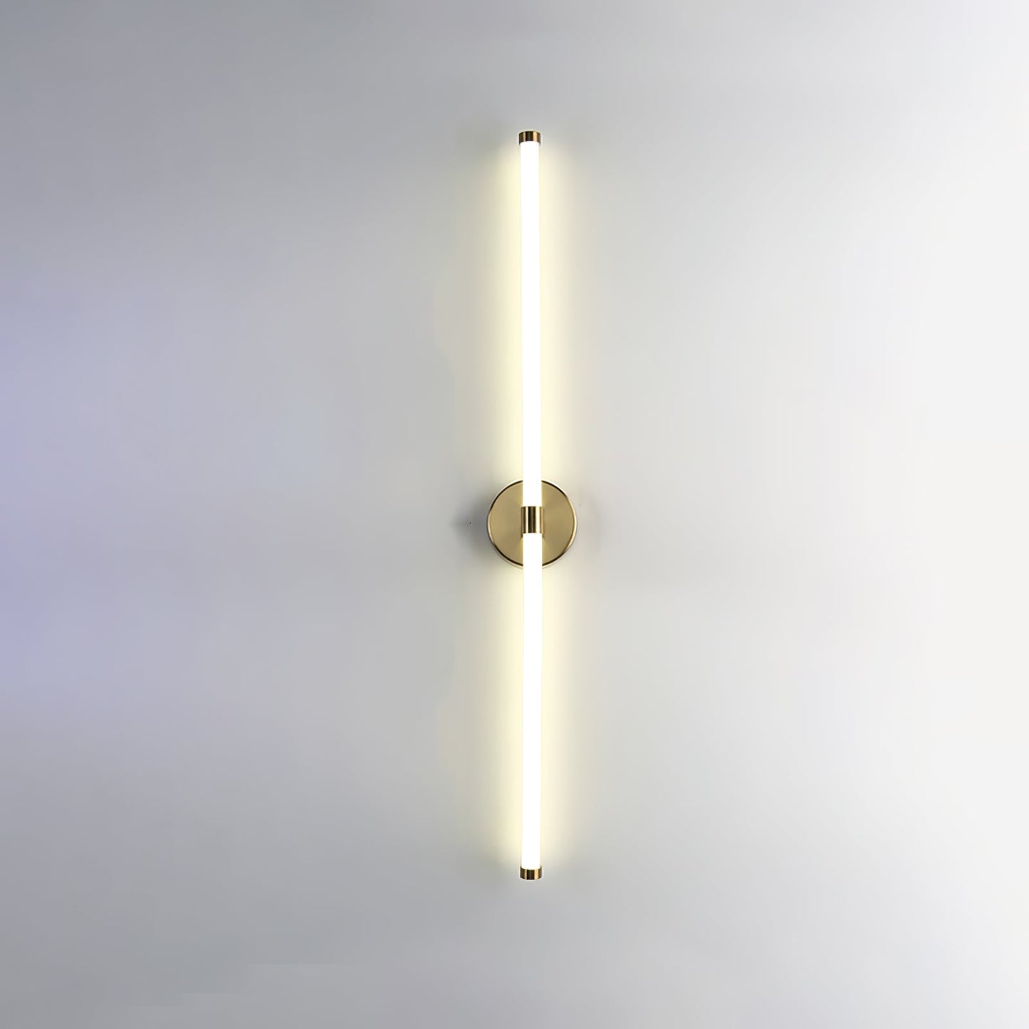 Minimalist Wall Sconce | Metal & Acrylic | Gold or Black
