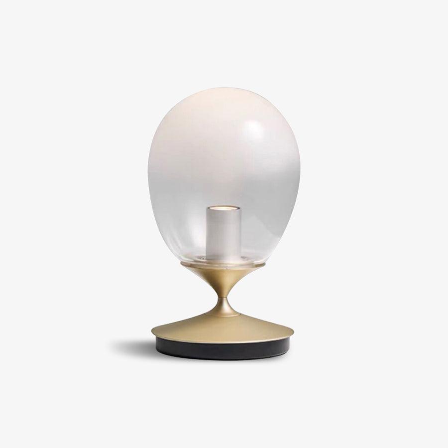 Mist LED Table Lamp | Metal & Glass | Black & Orange