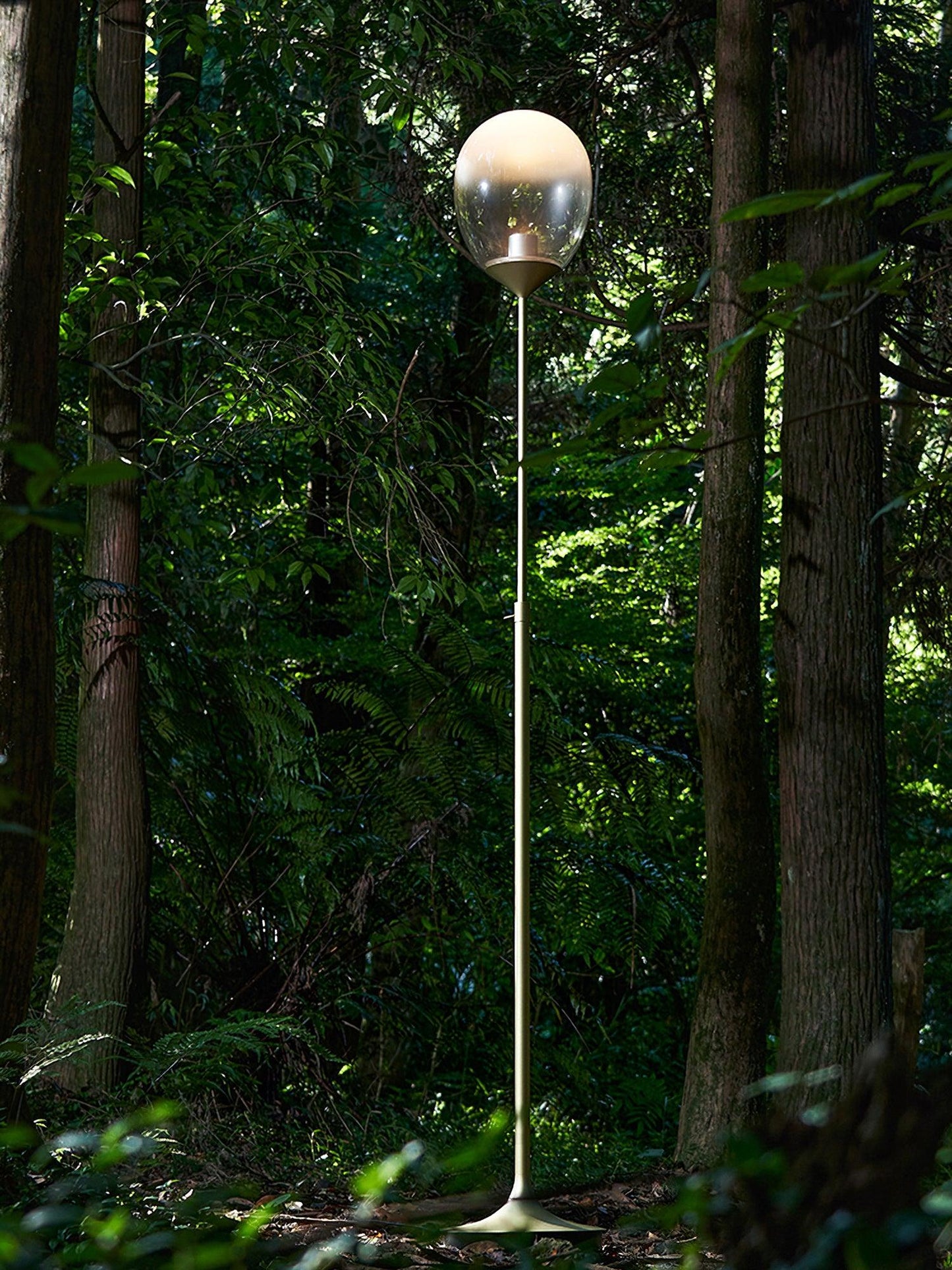 Mist LED Table Lamp | Metal & Glass | Black & Orange