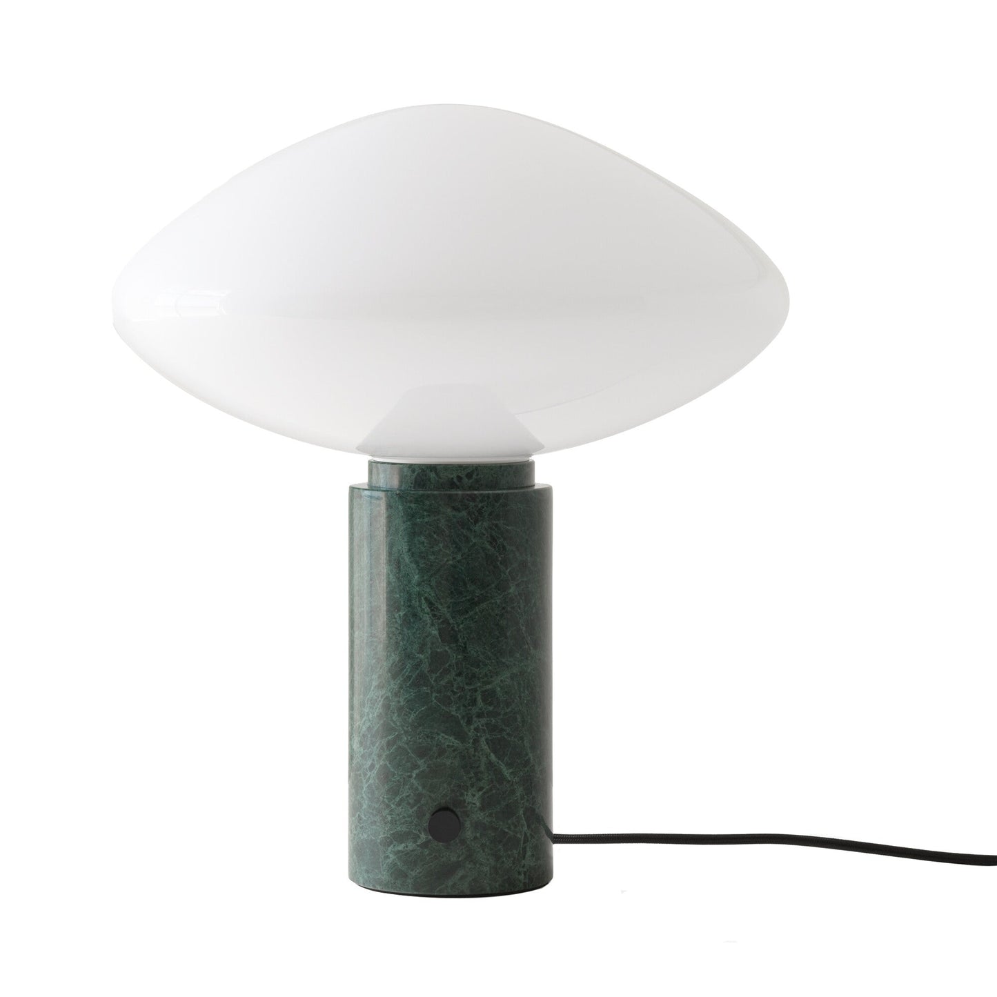 Mist Table Lamp | Marble Base & Glass Shade | Green & White