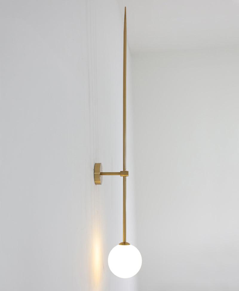 Mobile Wall Lamp | Metal & Glass | Set of 2, Gold & Black