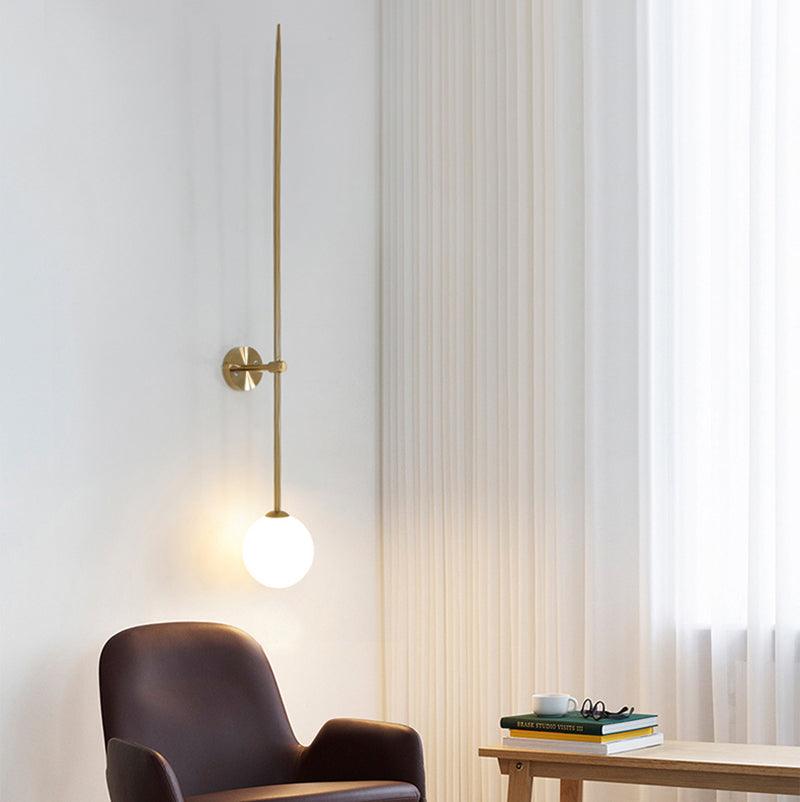 Mobile Wall Lamp | Metal & Glass | Set of 2, Gold & Black