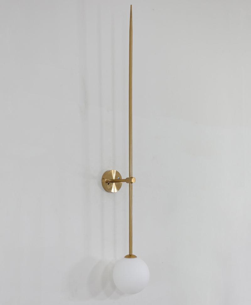 Mobile Wall Lamp | Metal & Glass | Set of 2, Gold & Black