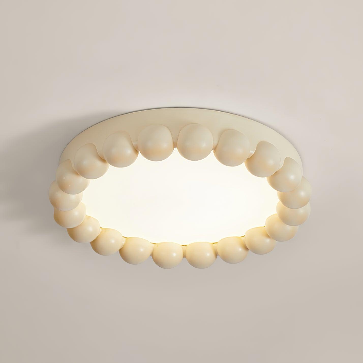 Molina Ceiling Lamp | Resin & Acrylic | White, Green, Beige