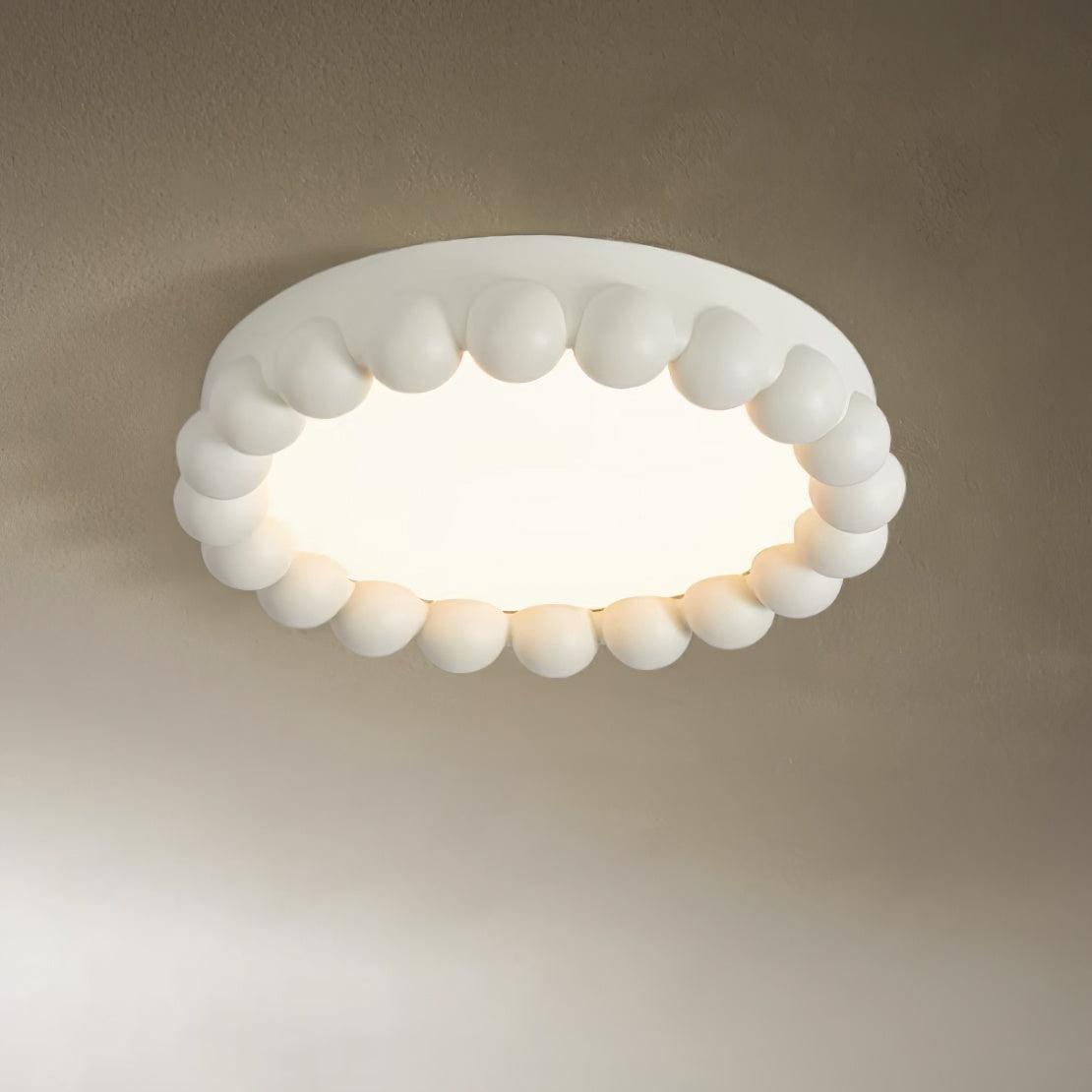 Molina Ceiling Lamp | Resin & Acrylic | White, Green, Beige