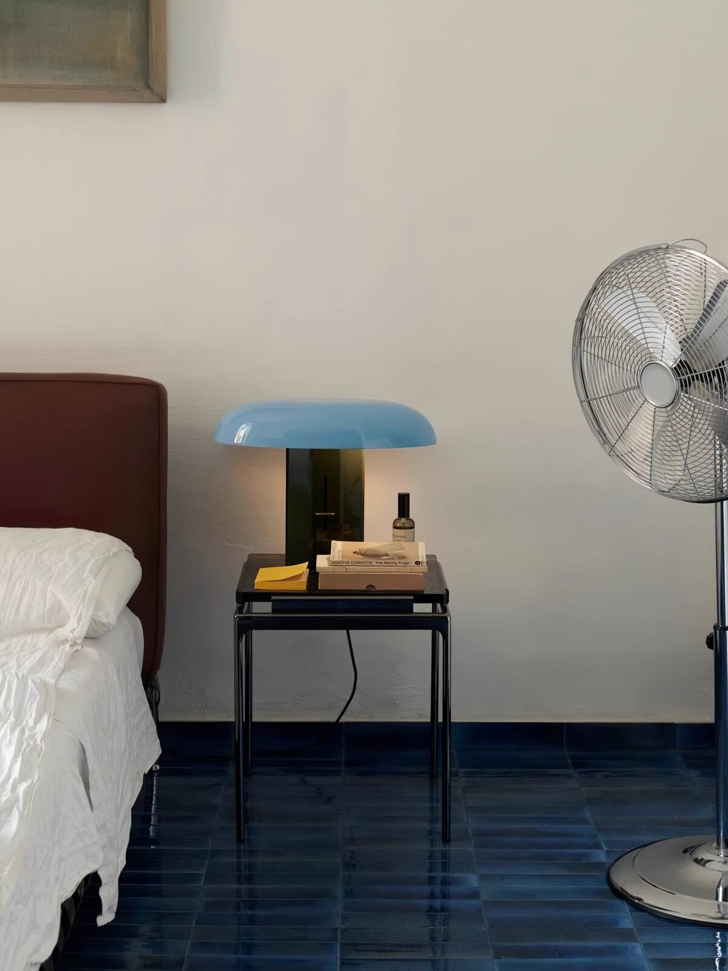 Molli Mushroom Table Lamp | Metal | Green, Orange
