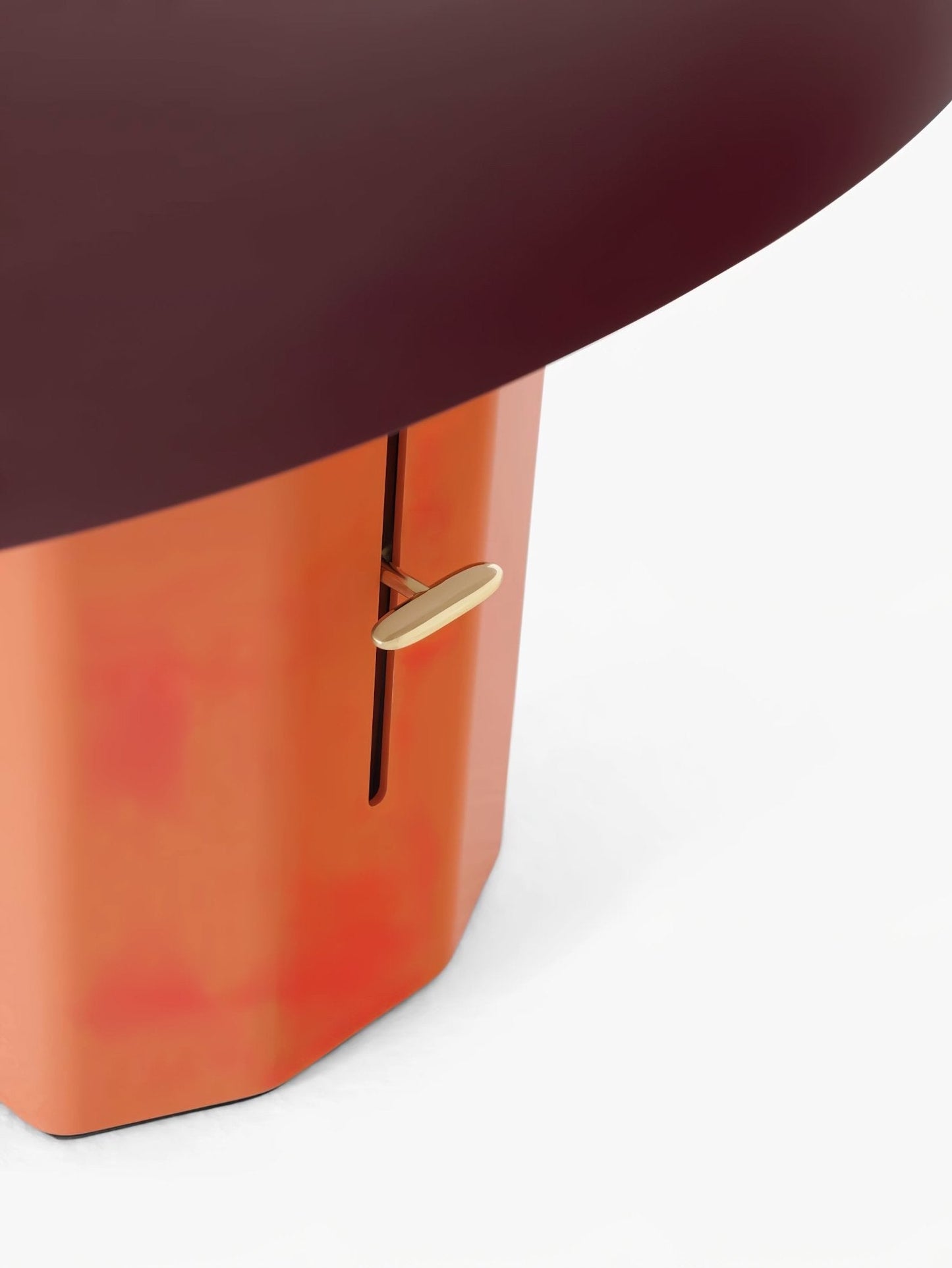 Molli Mushroom Table Lamp | Metal | Green, Orange