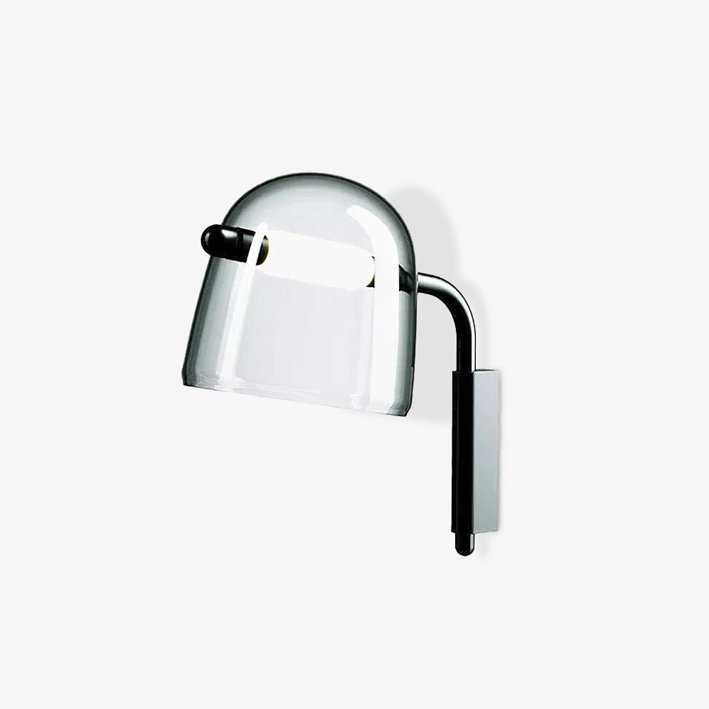Penumbra Wall Light | Handblown Glass & Metal | Black or White