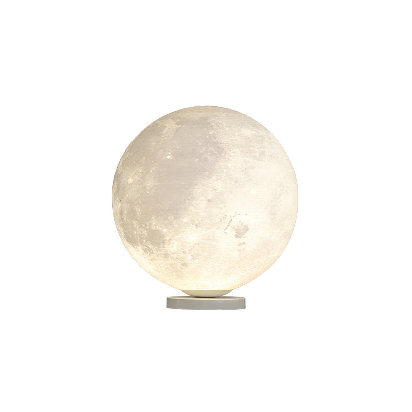 Moon Table Lamp | White FRP Fiber | Multiple Sizes Available
