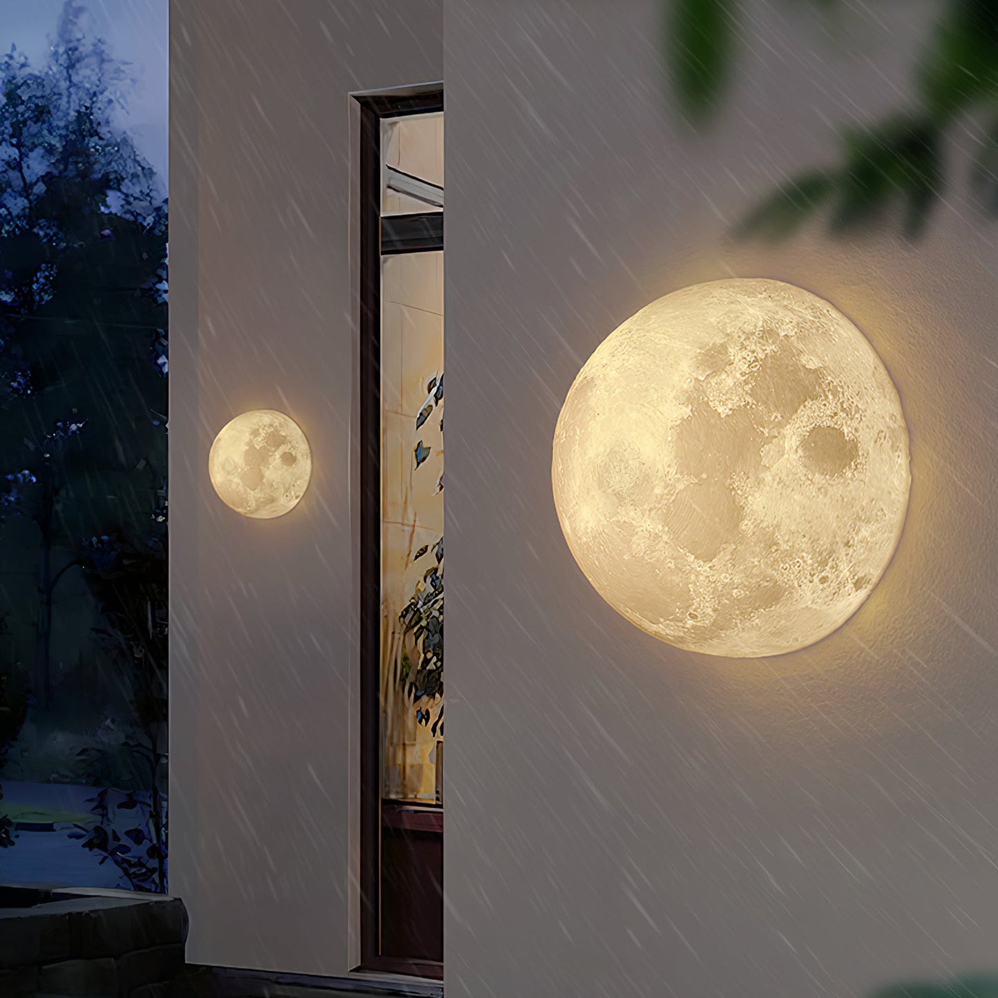Moon 3D Wall Lamp | Lunar Surface | White