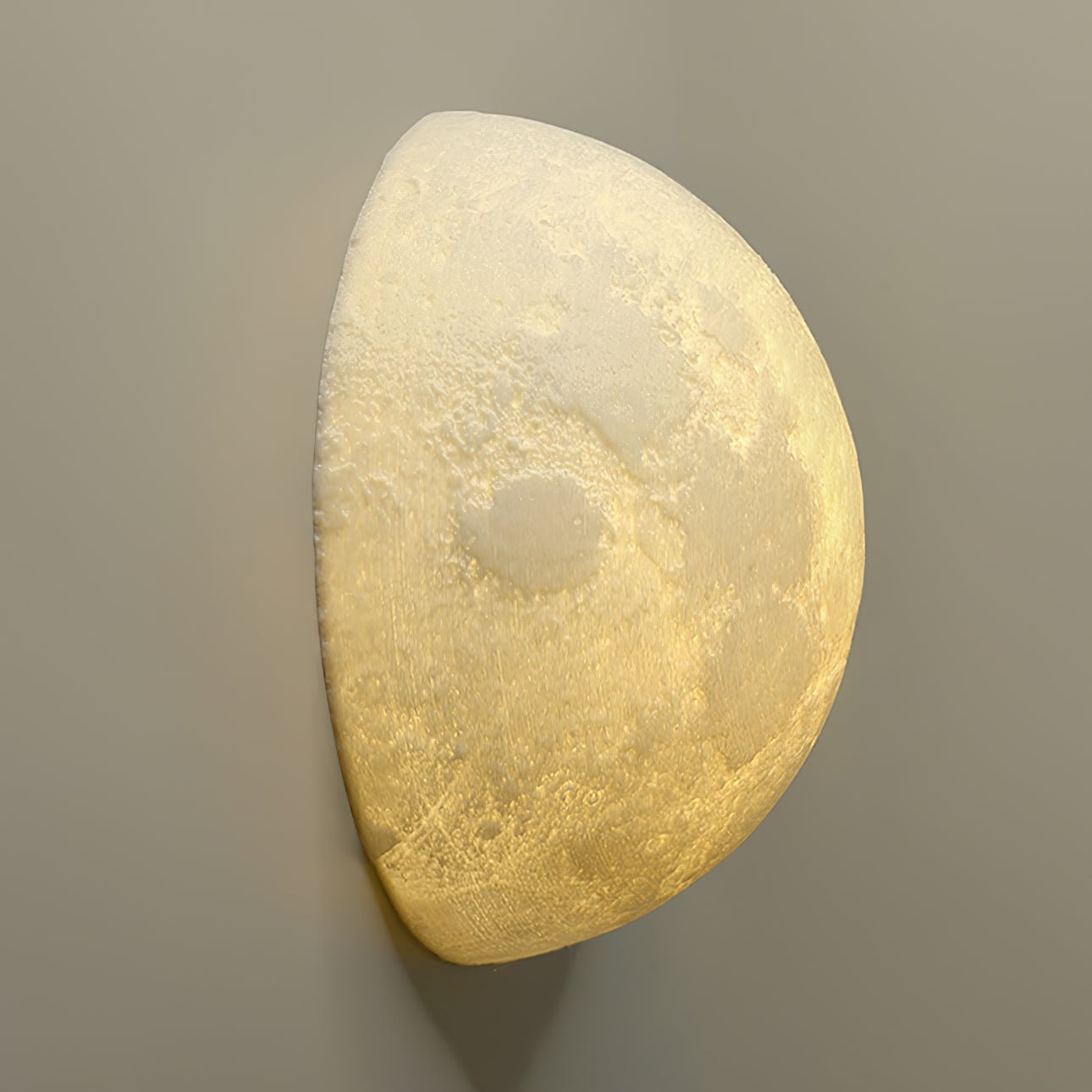 Moon 3D Wall Lamp | Lunar Surface | White