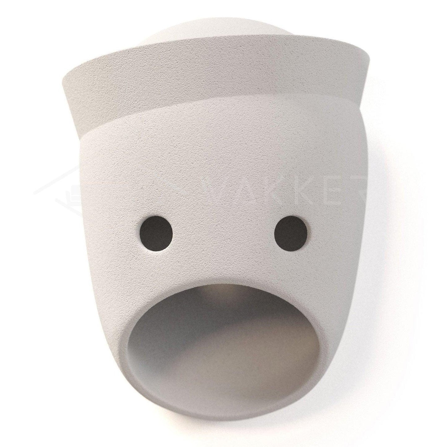 Mask Wall Light | Resin, Aluminum, Iron | Grey