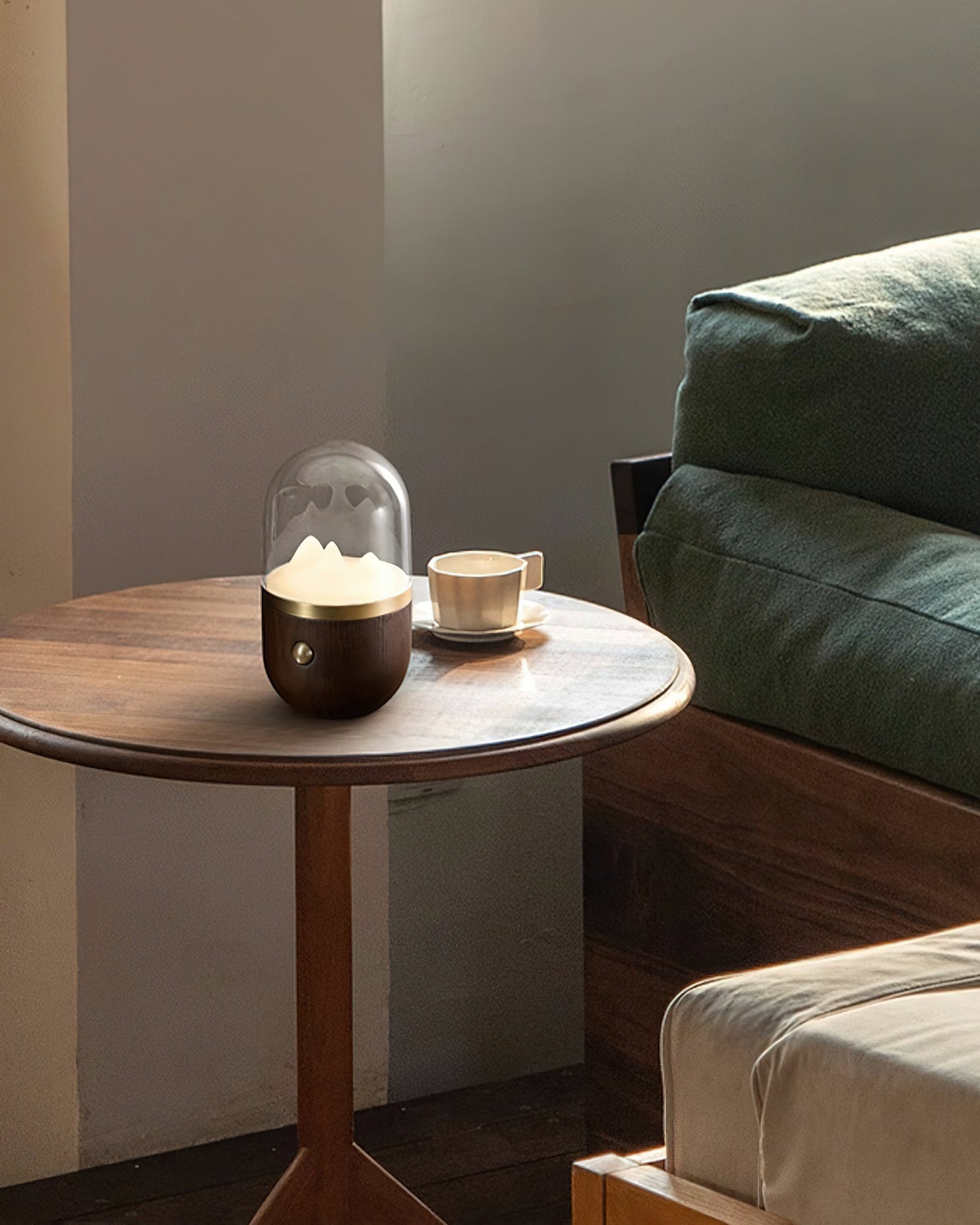 Mountain Peak Night Lamp | Acrylic & Wood | Various Colors