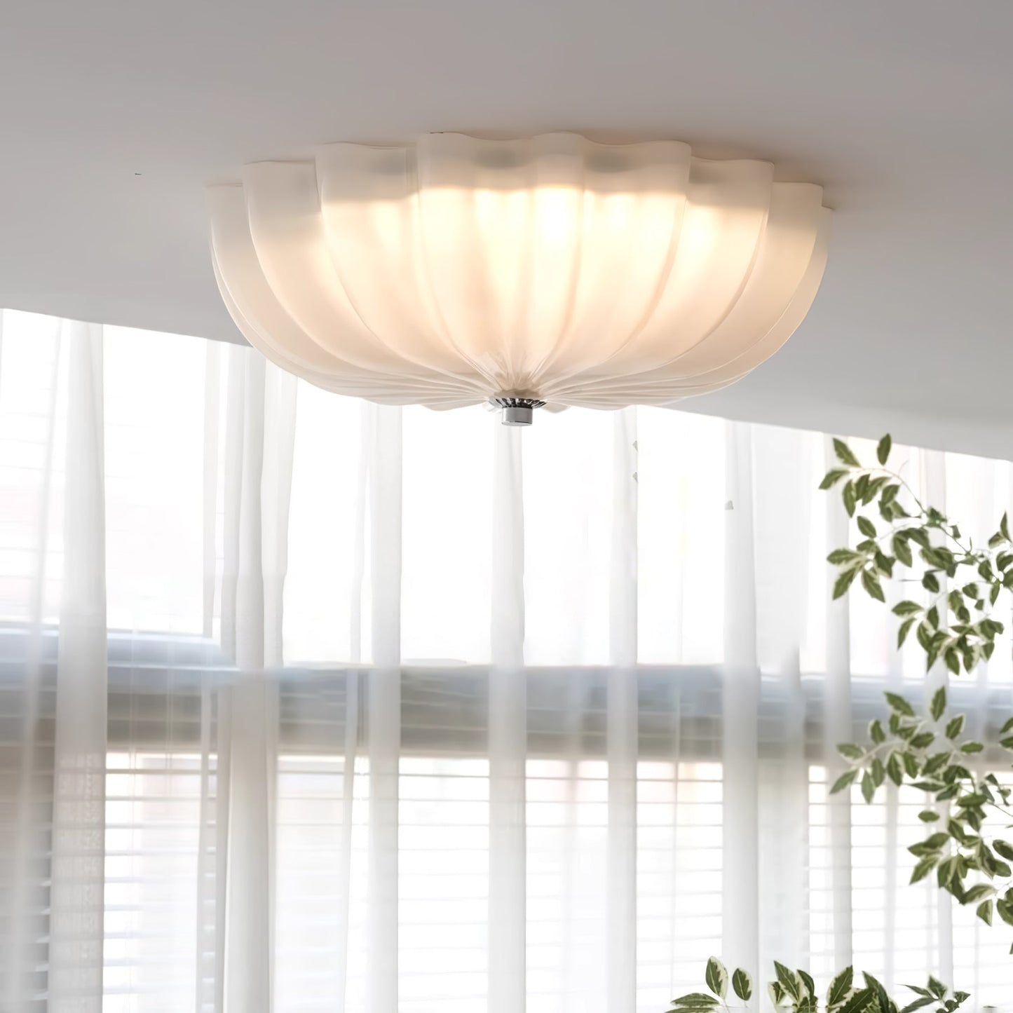 Murano Glass Ceiling Light | Integrated LED | 45cm Diameter