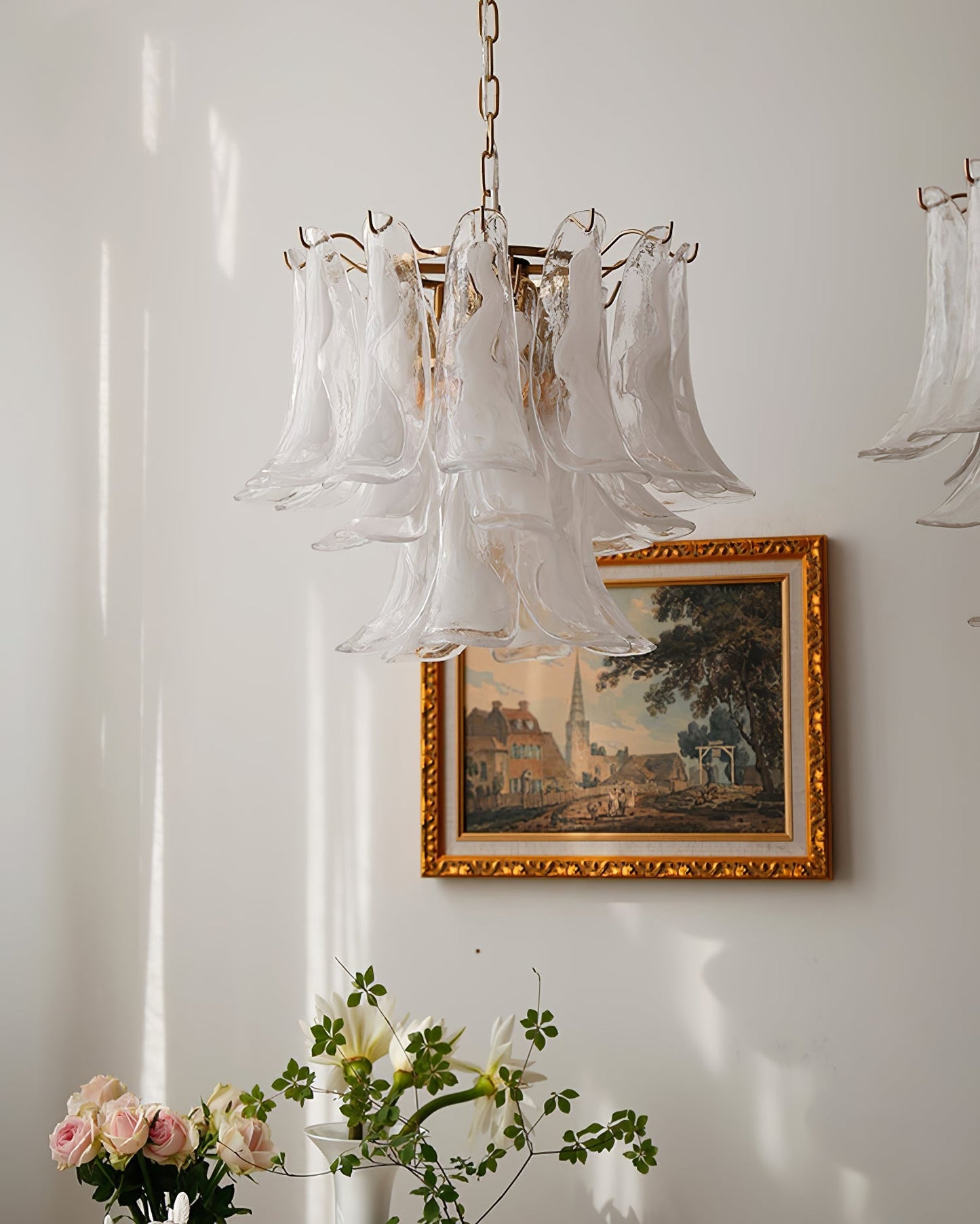 Murano Glass Leaf Chandelier | Handcrafted Italian Design | Copper & Multi-Color Options