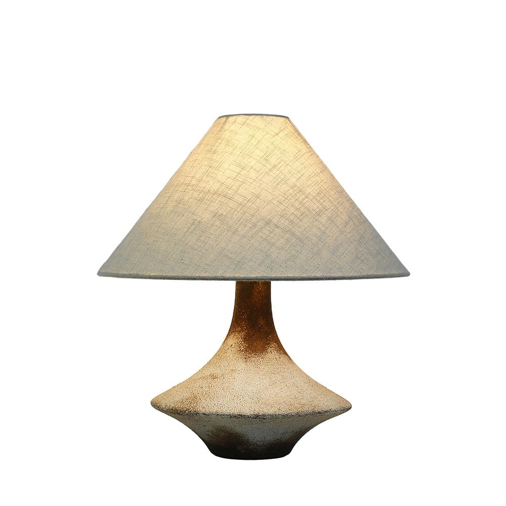 Napa Valley Table Lamp | Metal Ceramic Fabric | Beige