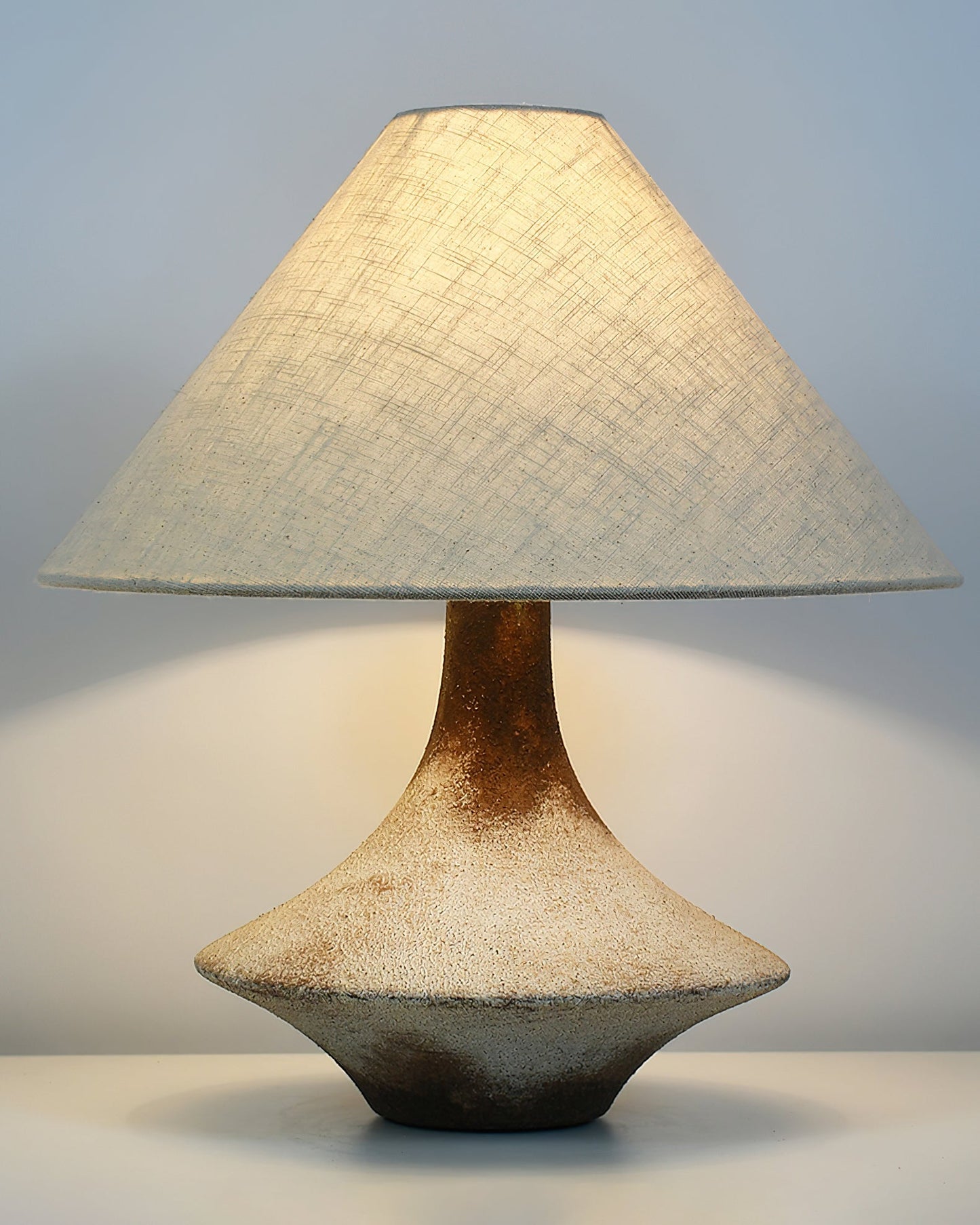 Napa Valley Table Lamp | Metal Ceramic Fabric | Beige