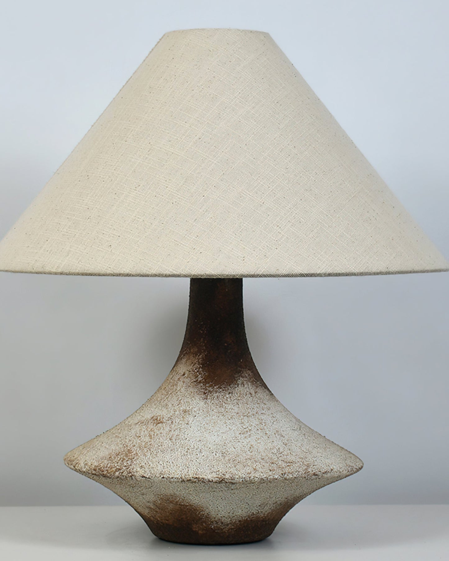 Napa Valley Table Lamp | Metal Ceramic Fabric | Beige