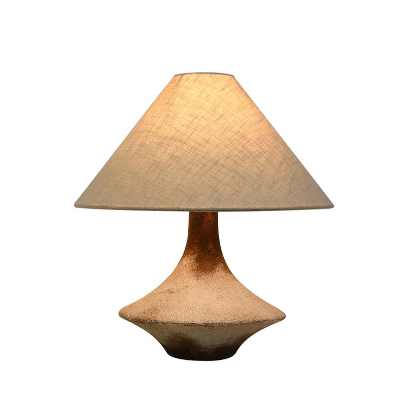Napa Valley Table Lamp | Metal Ceramic Fabric | Beige