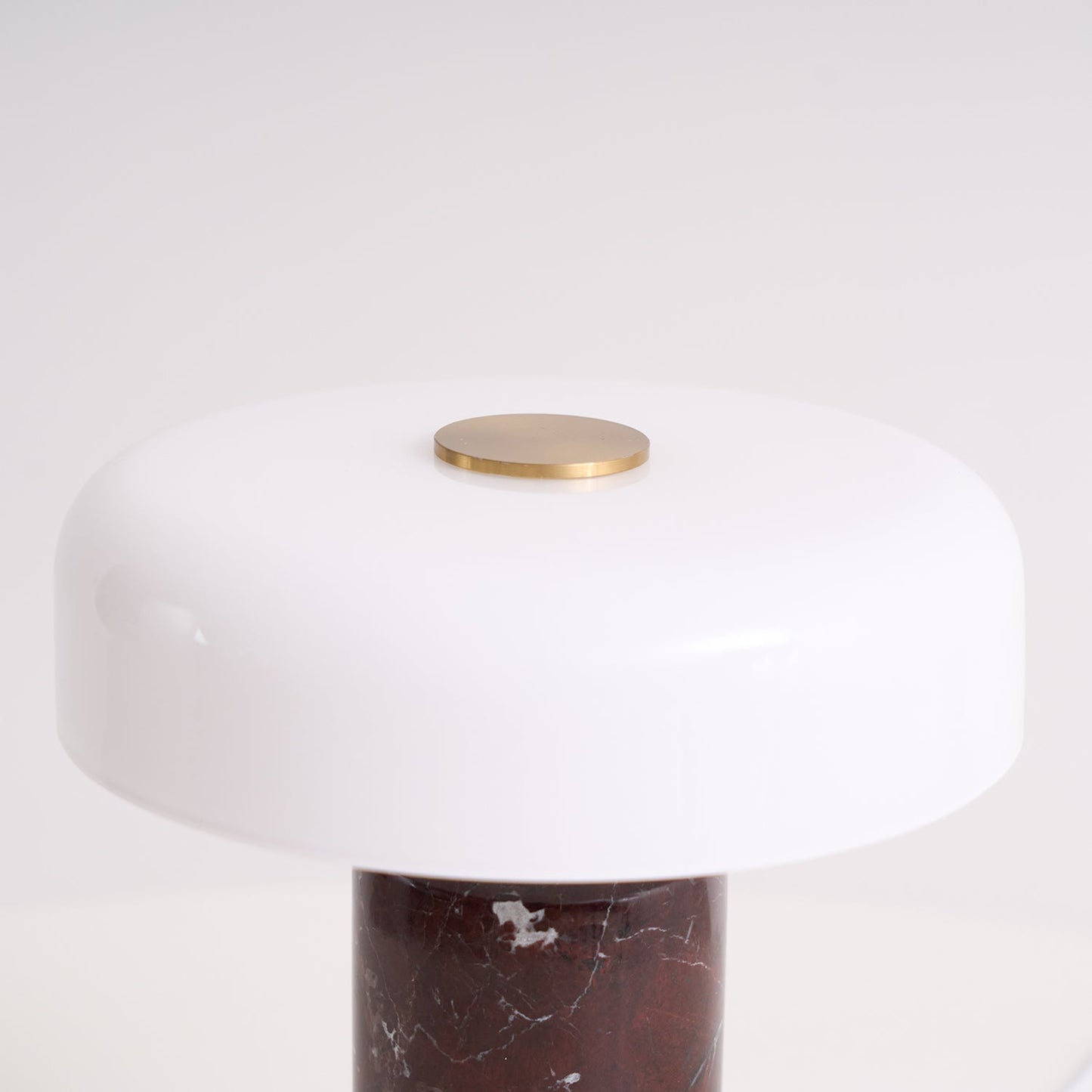 Lunara Marble Table Lamp | Marble & Glass | Black/White/Brown
