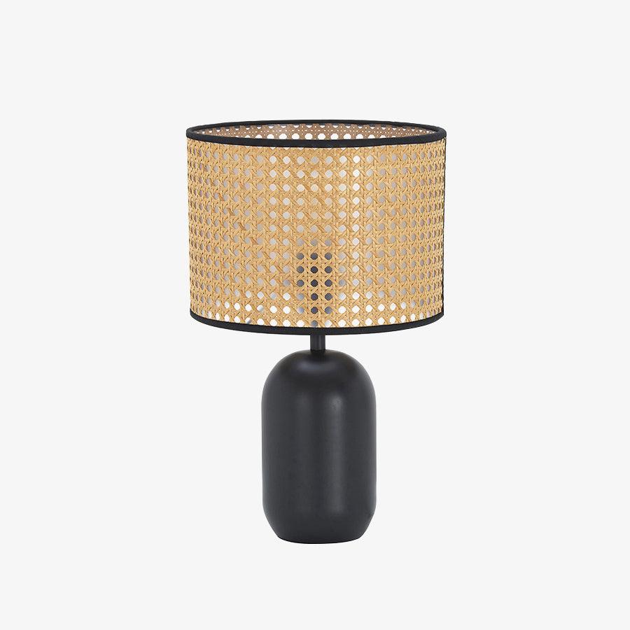 Nico Table Lamp | Bamboo & Iron | Black