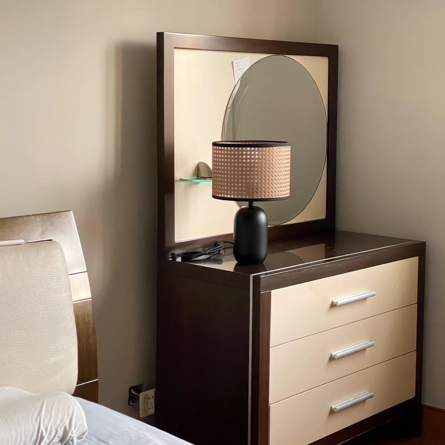 Nico Table Lamp | Bamboo & Iron | Black