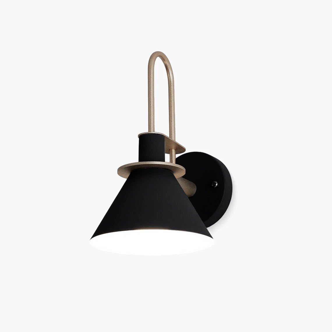 Nordic Metal Wall Sconce | Iron | Black, Pink, White, Green, Grey, Yellow